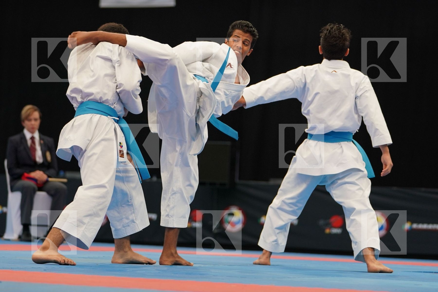 Kanku sho Male team kata Saudi Arabia