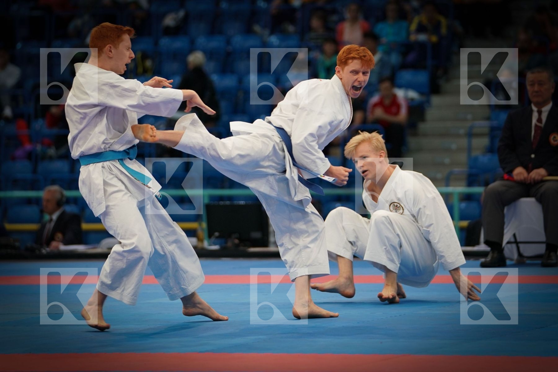 Austria Austria Austria Male team kata Unsu