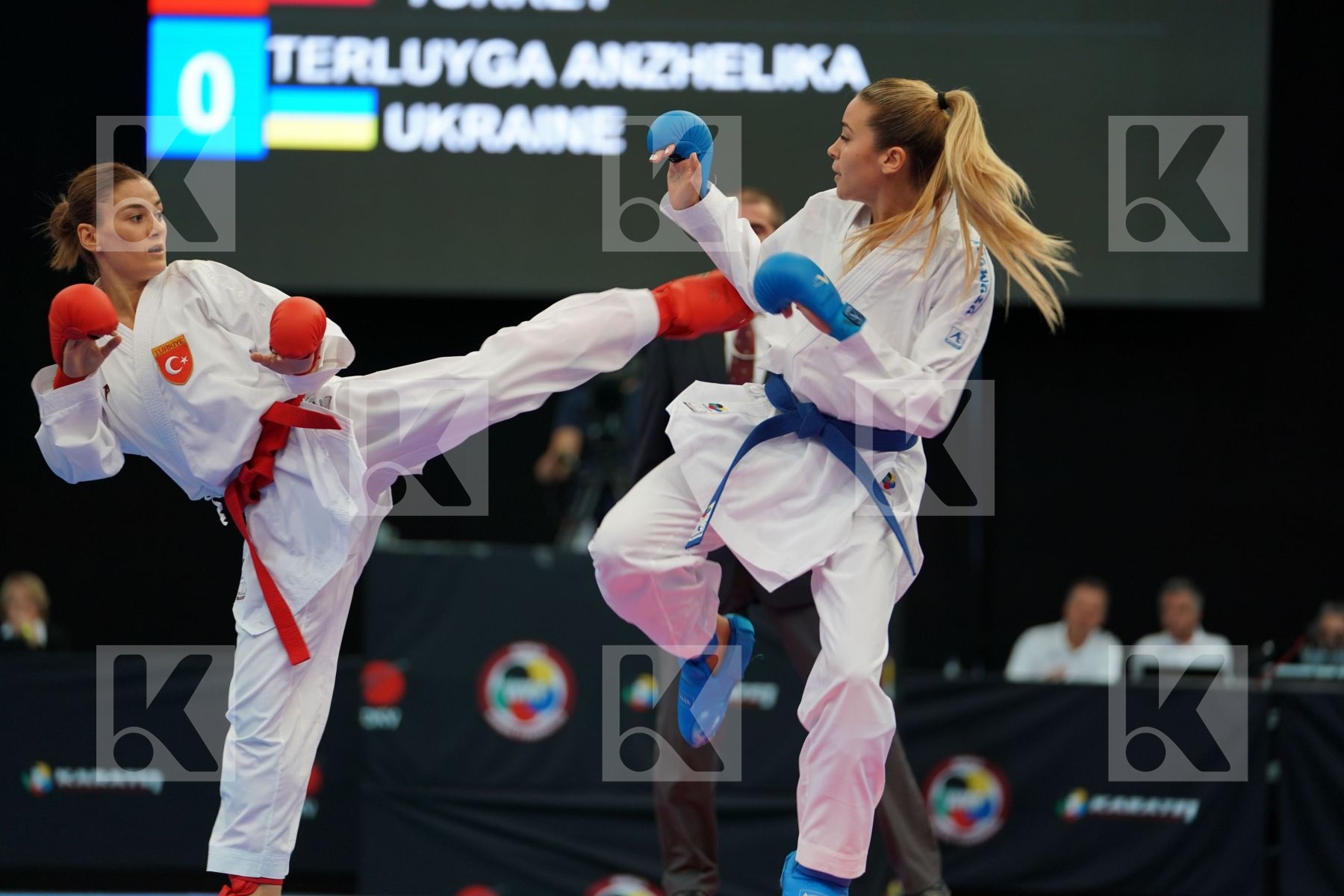 Female kumite -55 kg Terluyga Anzhelika Turkey Ukraine Yakan Tub
