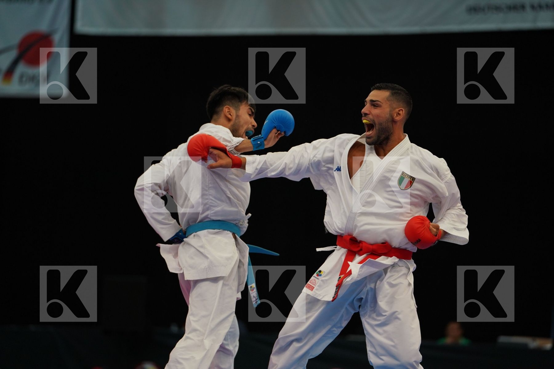 Busa Luigi Italy Male kumite -75 kg Otabolaev Dastonbek Uzbekist