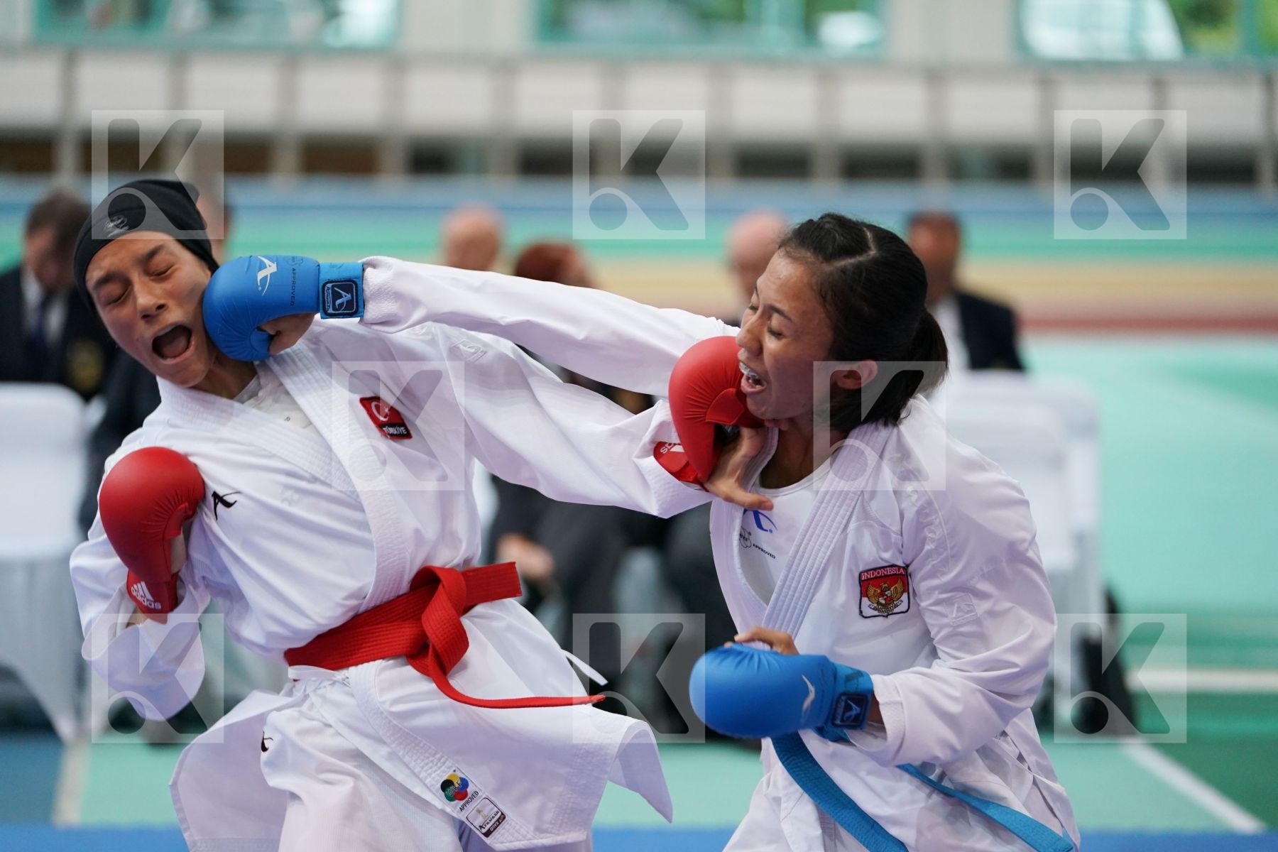 Photo taken during elimination days of the 2017 Karate 1 Premier