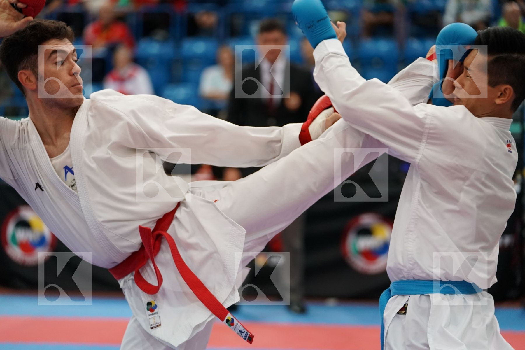 Photo taken during elimination days of the 2017 Karate 1 Premier