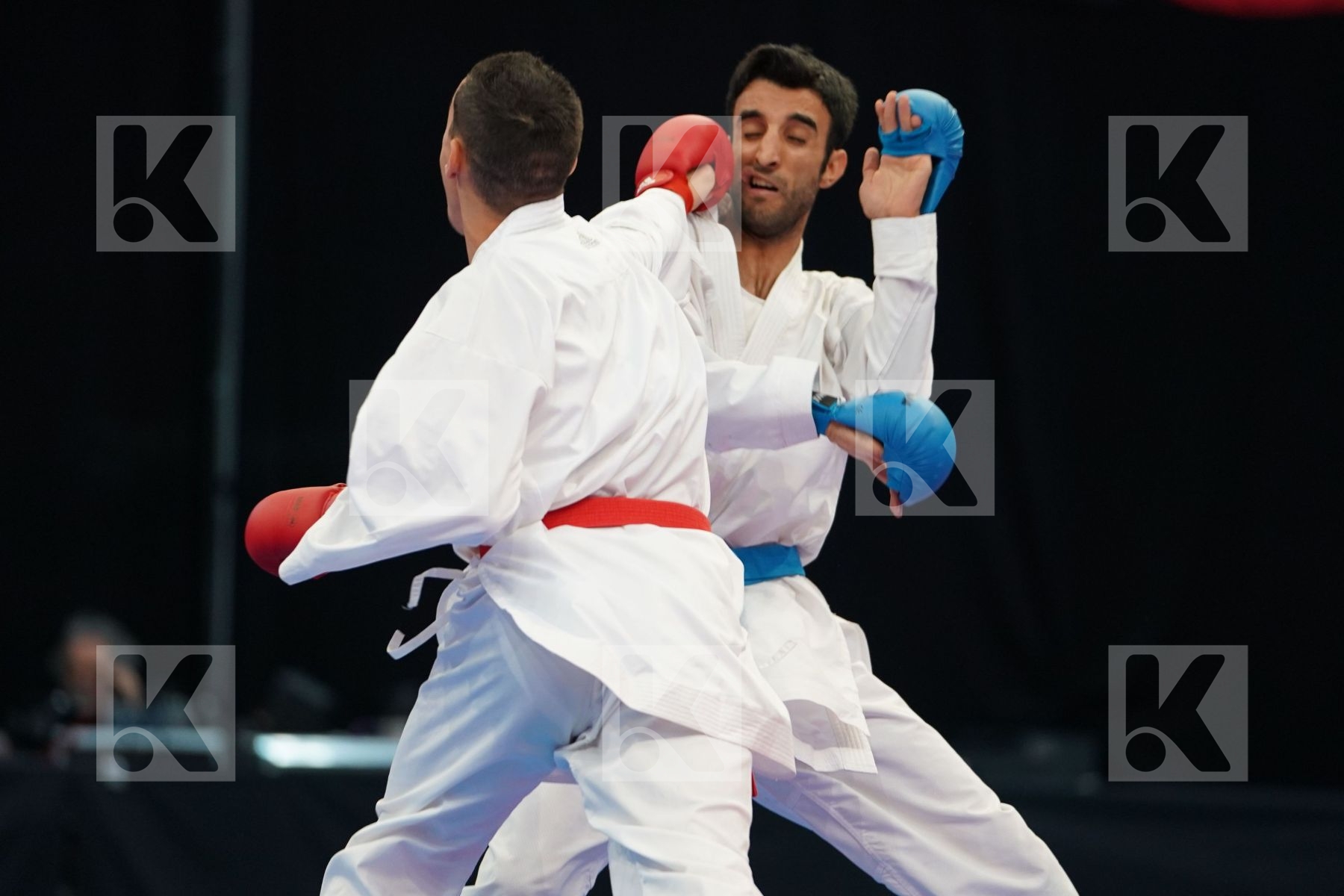 Agoudjil Sofiane France Kaya Aykut Male kumite -60 kg Turkey