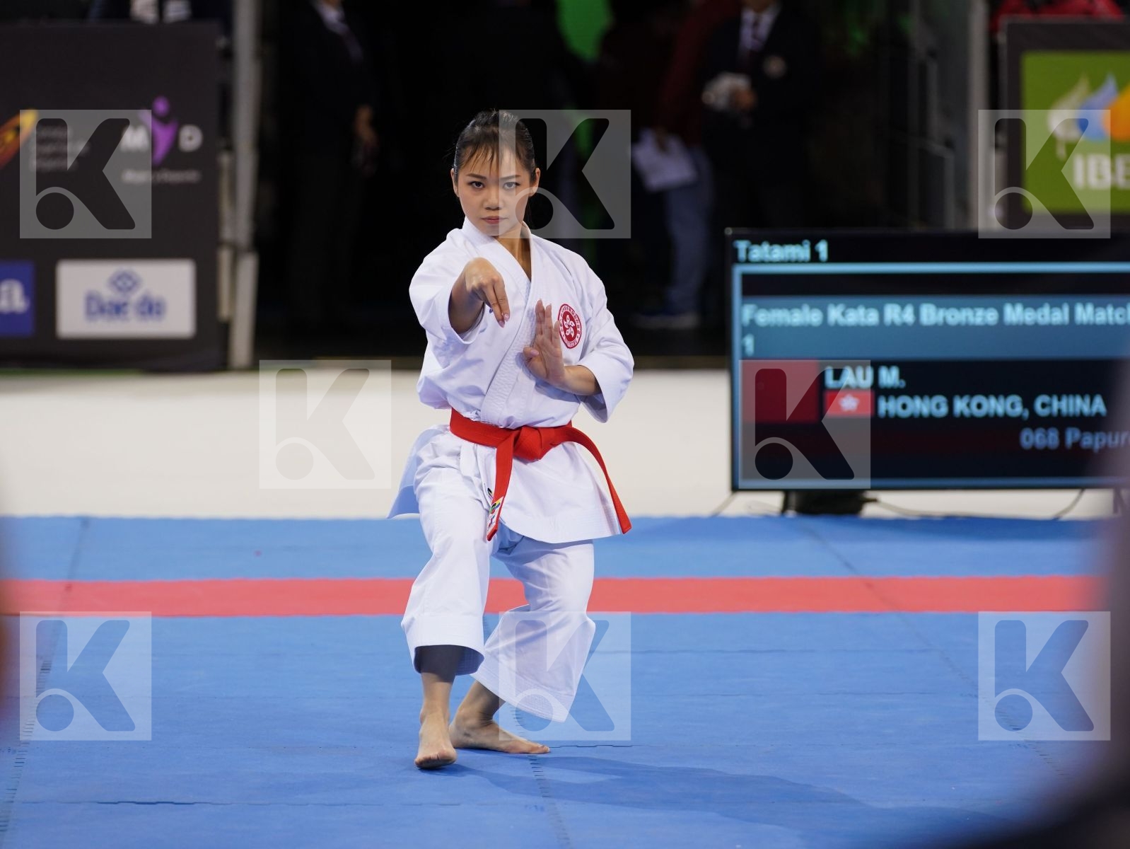 LAU MO SHEUNG GRACE (HONG KONG, CHINA) in Senior Female Kata - Bronze bout