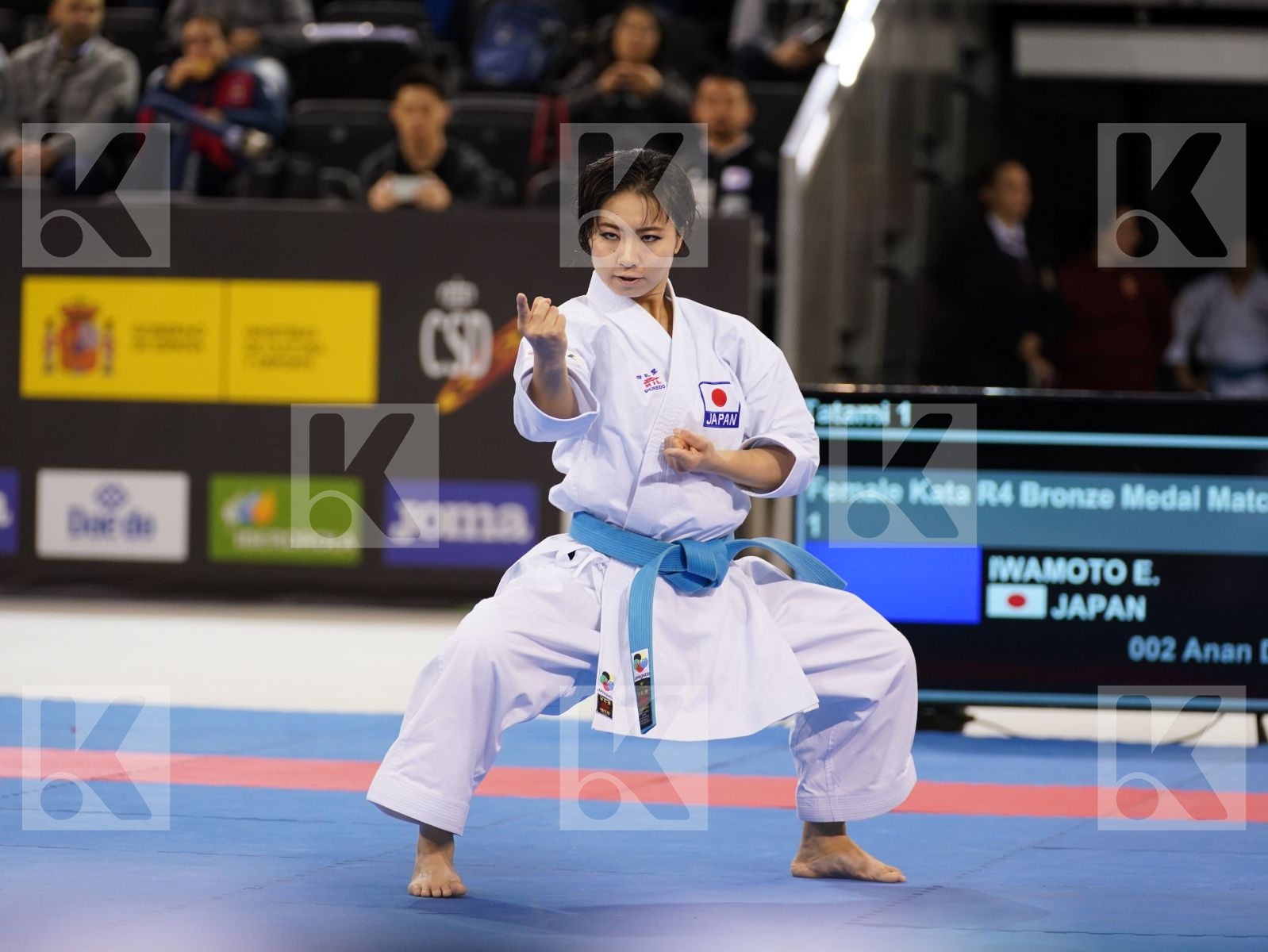 IWAMOTO EMIRI (JAPAN) in Senior Female Kata - Bronze bout