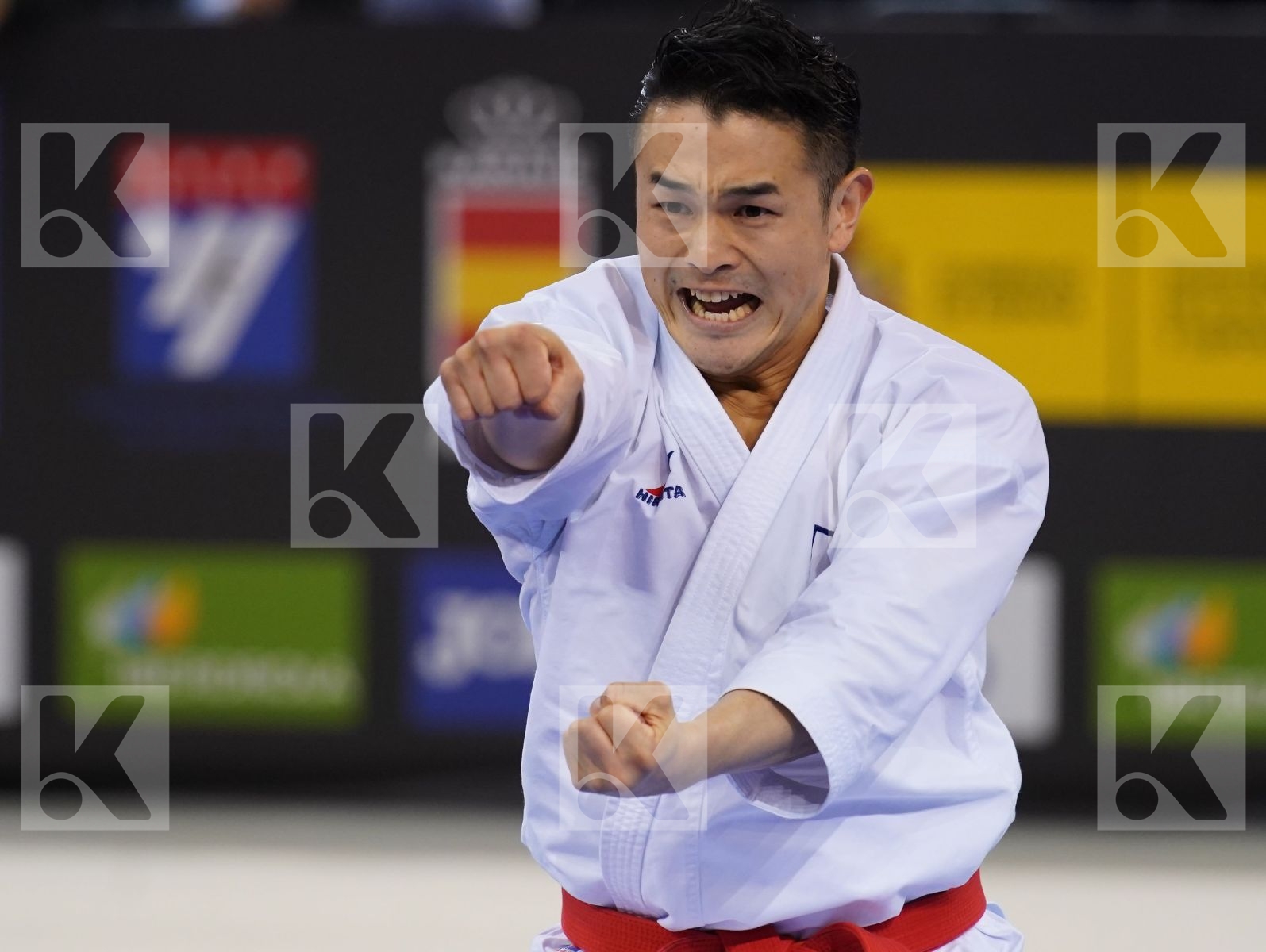 SHIMBABA ISSEI (JAPAN) in Senior Male Kata - Bronze bout