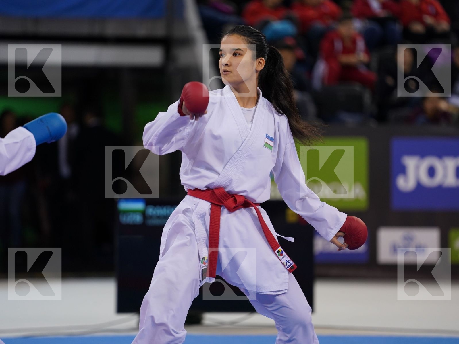 RAKHIMOVA SEVINCH (UZBEKISTAN) vs WEN TZU-YUN (CHINESE TAIPEI) in Senior Kumite -55 Kg - Bronze bout