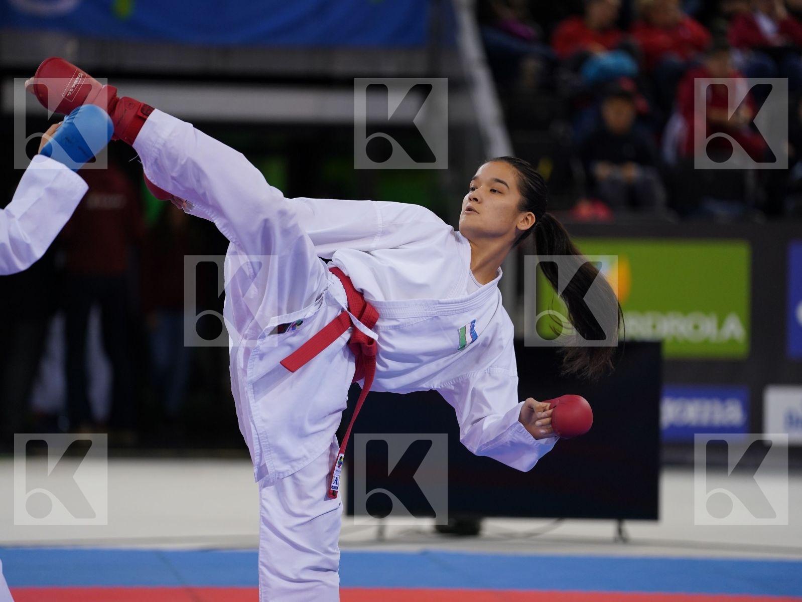 RAKHIMOVA SEVINCH (UZBEKISTAN) vs WEN TZU-YUN (CHINESE TAIPEI) in Senior Kumite -55 Kg - Bronze bout