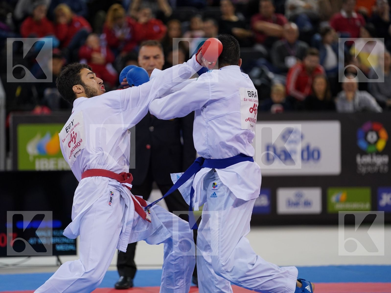 ELSAWY ALI (EGYPT) vs FIGUEIRA VINICIUS (BRAZIL) in Senior Kumite -67 Kg - Bronze bout