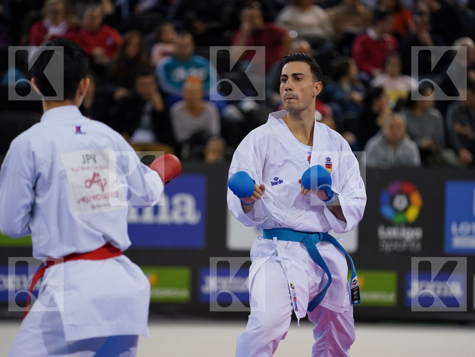 SAKIYAMA YUSEI (JAPAN) vs IBANEZ SAENZ-TORRE RODRIGO (SPAIN) in Senior Kumite -75 Kg - Bronze bout