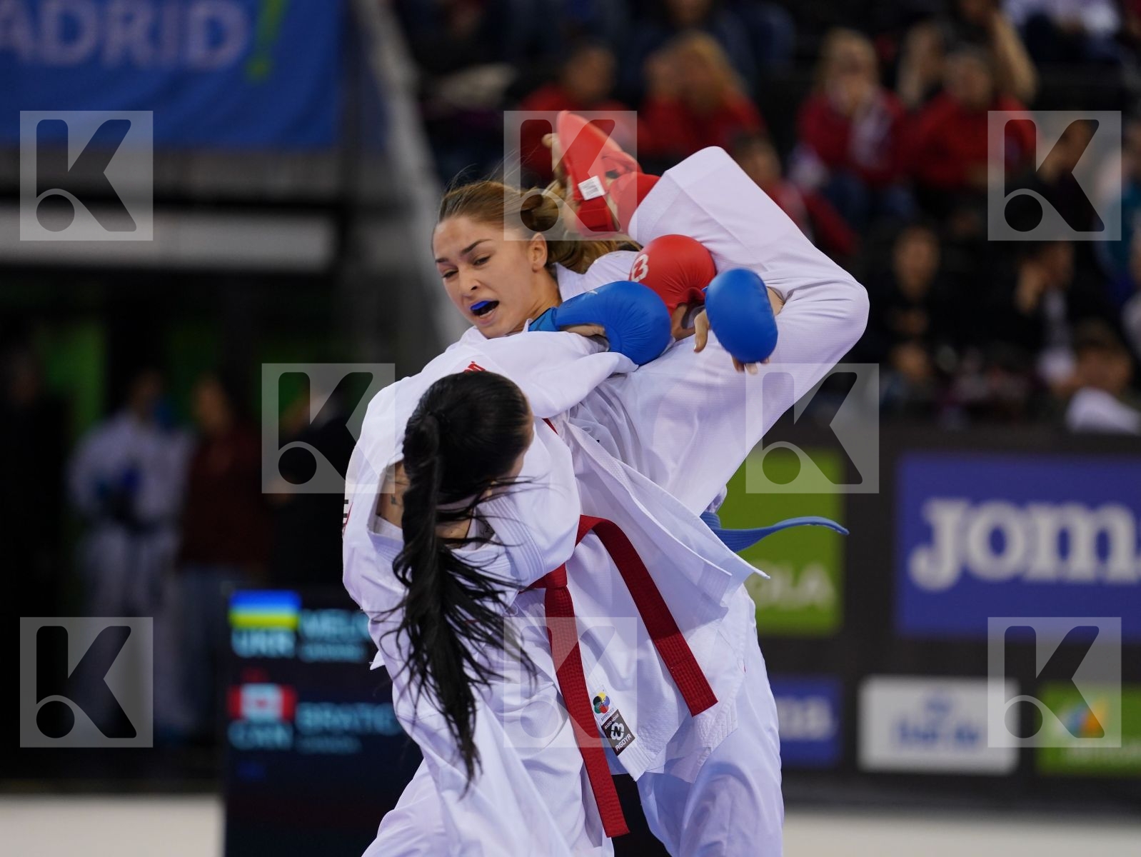 MELNYK HALYNA (UKRAINE) vs BRATIC MELISSA (CANADA) in Senior Kumite -68 Kg - Bronze bout