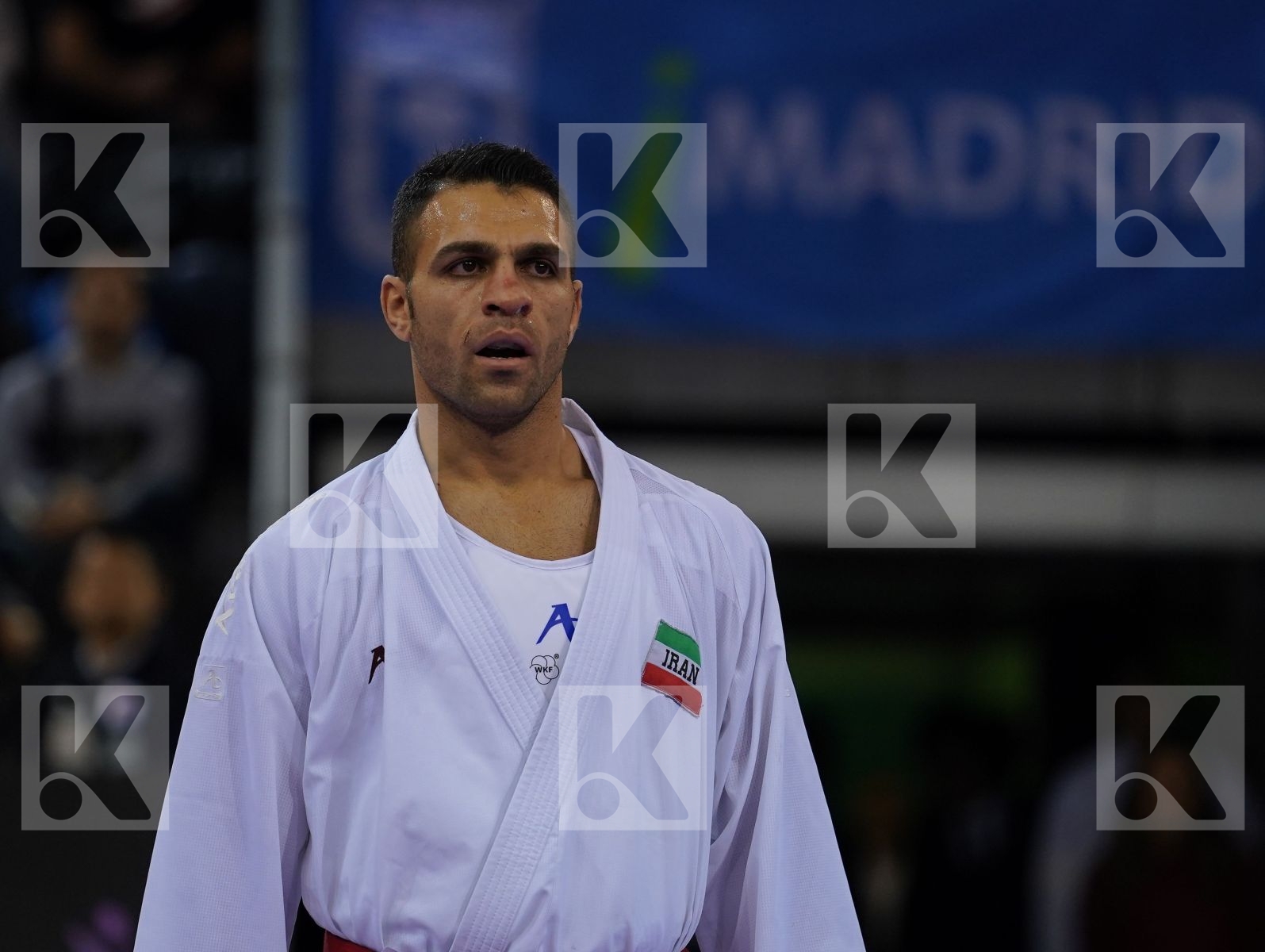 POORSHAB ZABIOLLAH (ISLAMIC REPUBLIC OF IRAN) vs ABDULLAYEV PANAH (AZERBAIJAN) in Senior Kumite -84 Kg - Bronze bout
