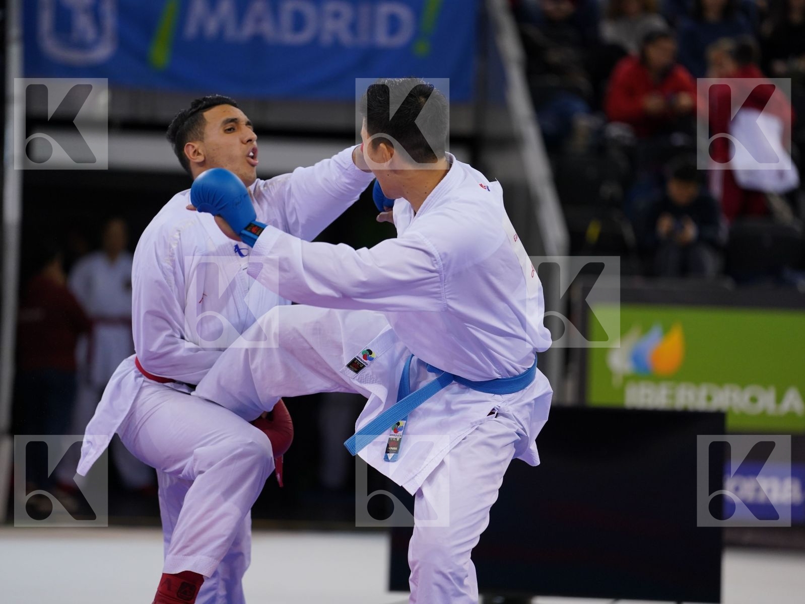 ECH-CHAABI NABIL (MOROCCO) vs ARAGA RYUTARO (JAPAN) in Senior Kumite -84 Kg - Bronze bout