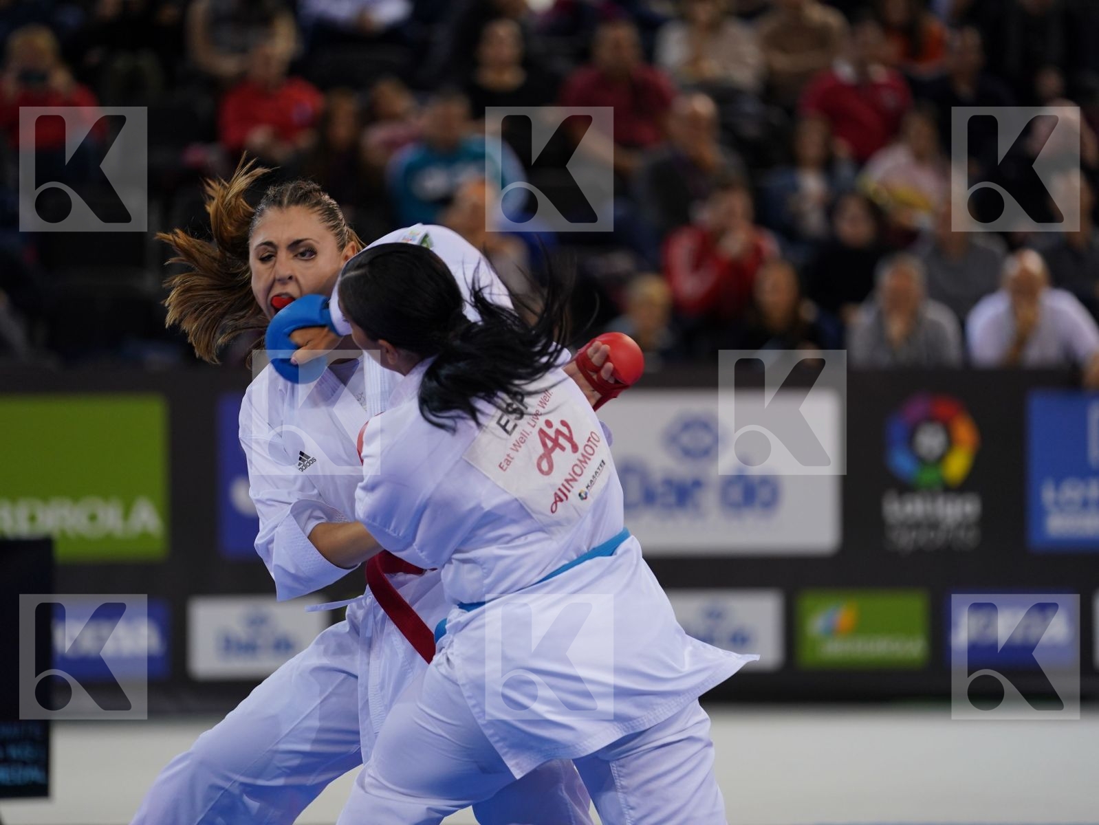 FERRACUTI CLIO (ITALY) vs TORRES GARCIA MARIA (SPAIN) in Senior Kumite 68+ Kg - Bronze bout