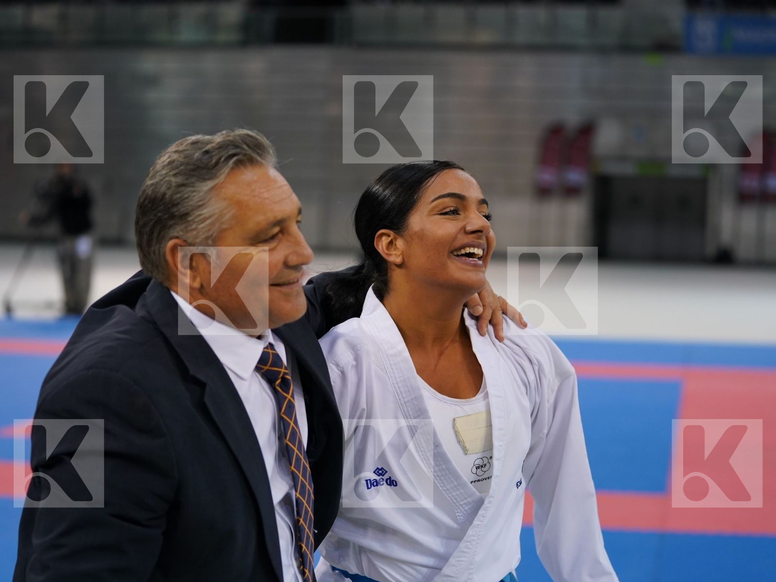 FERRACUTI CLIO (ITALY) vs TORRES GARCIA MARIA (SPAIN) in Senior Kumite 68+ Kg - Bronze bout