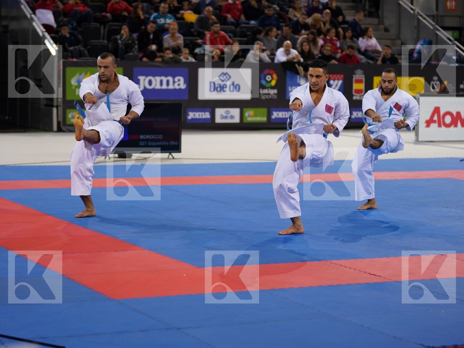 MOROCCO in Senior Team Male Kumite - Bronze bout