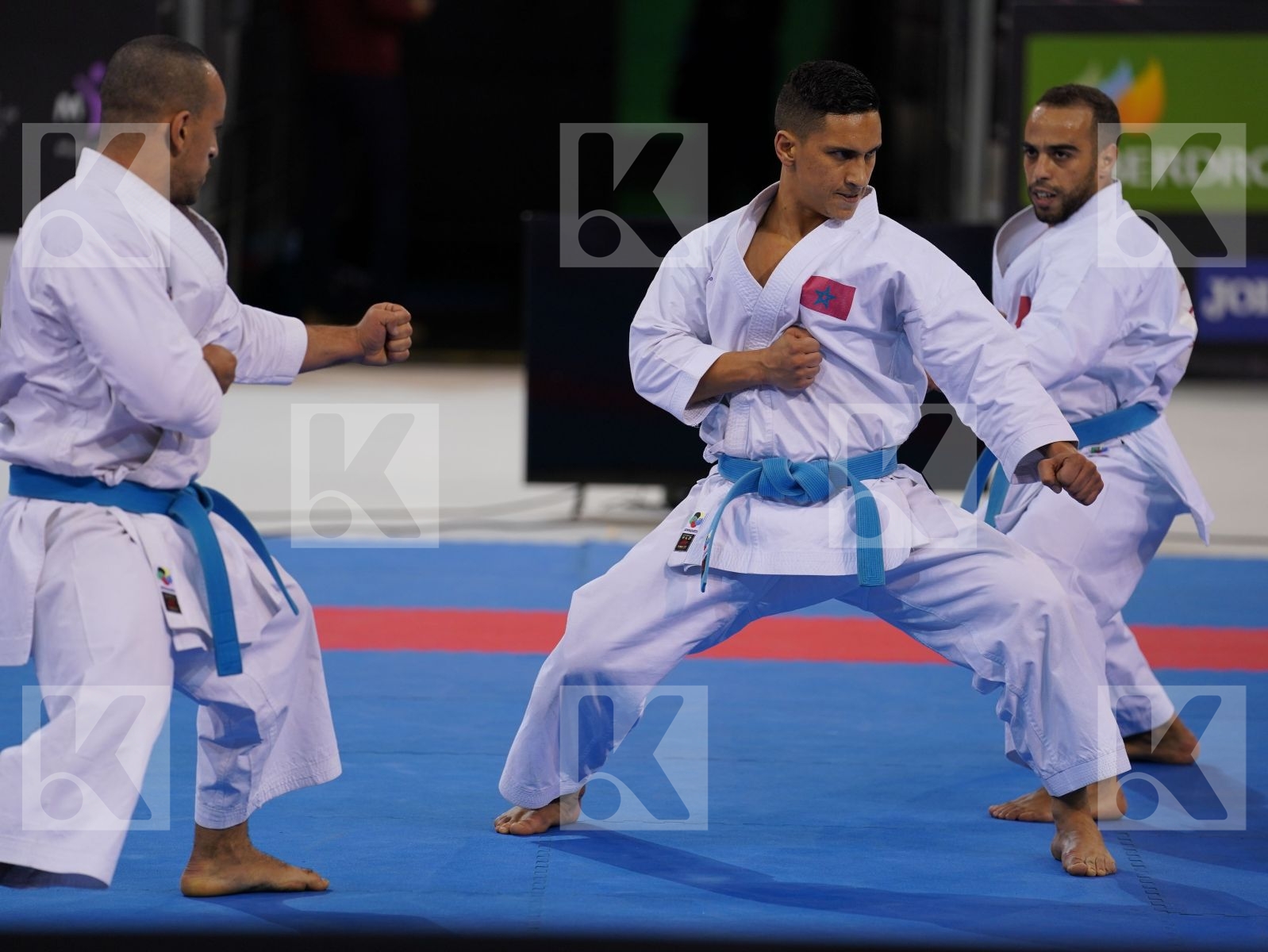 MOROCCO in Senior Team Male Kumite - Bronze bout