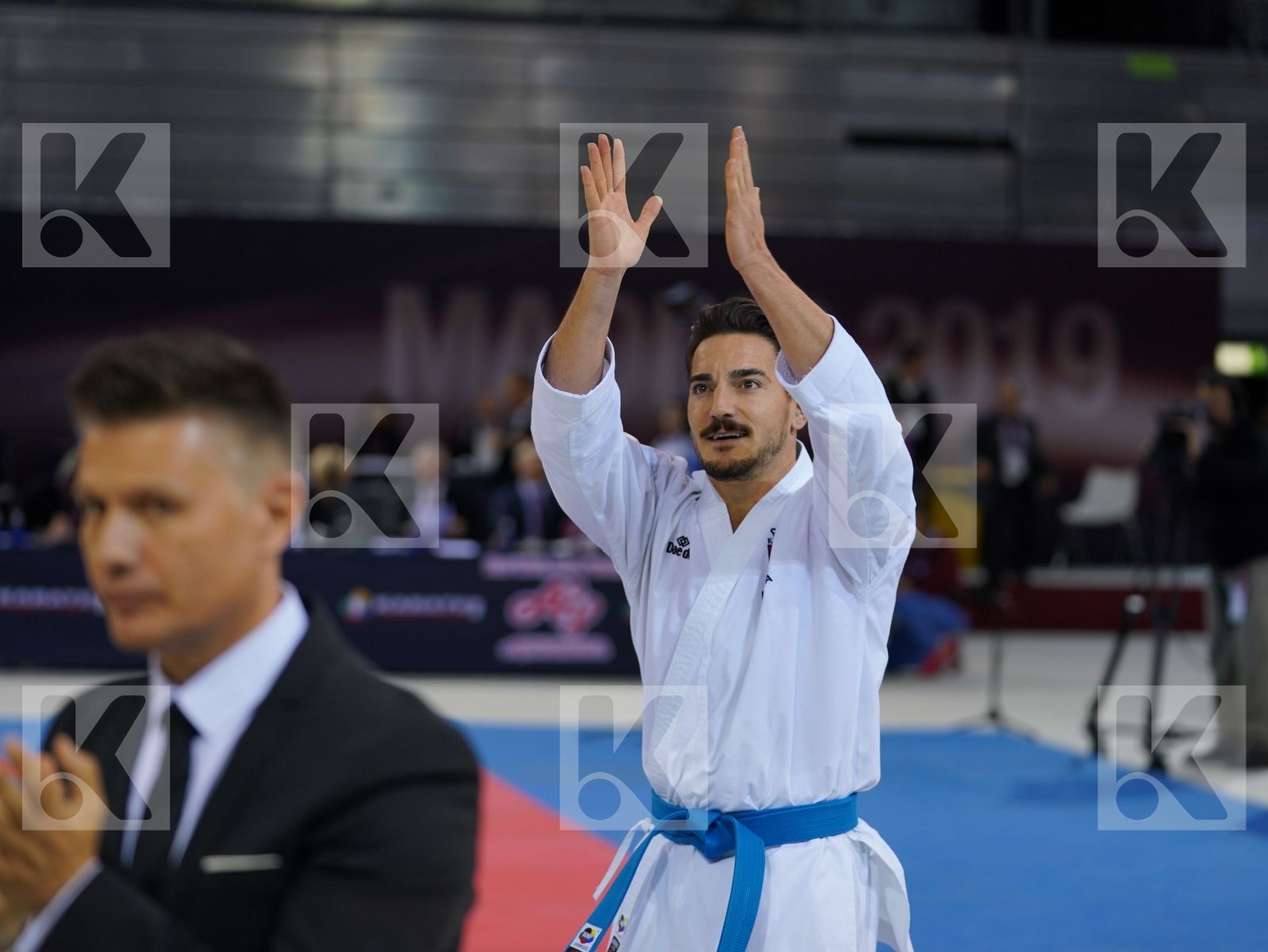 QUINTERO CAPDEVILA DAMIAN HUGO (SPAIN) in Senior Male Kata - Gold bout
