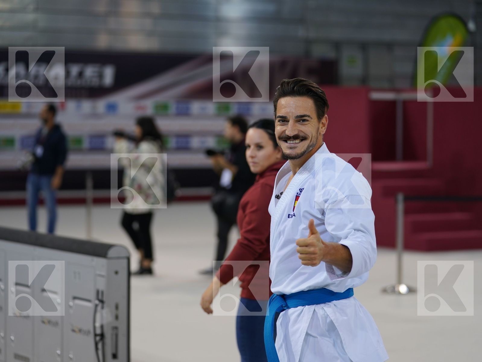QUINTERO CAPDEVILA DAMIAN HUGO (SPAIN) in Senior Male Kata - Gold bout