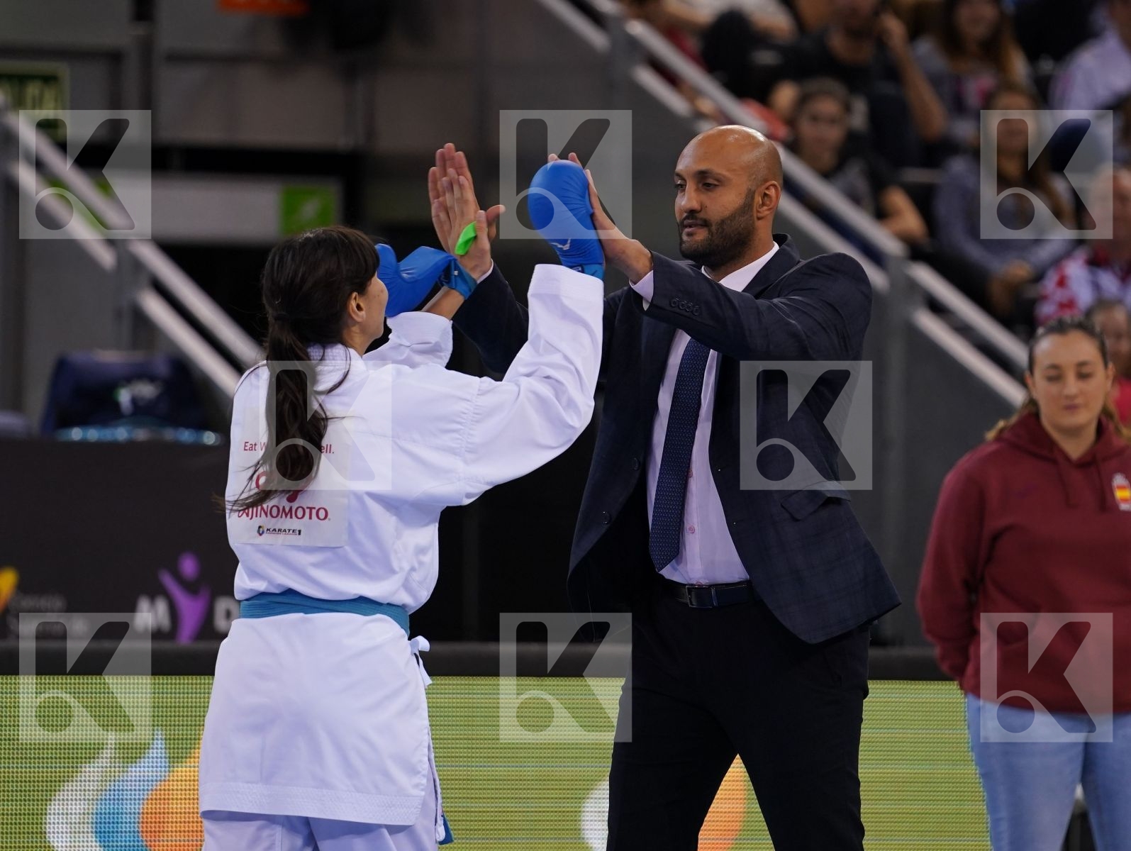 YAKAN TUBA (TURKEY) vs ATTIA YASSMIN (EGYPT) in Senior Kumite -55 Kg - Gold bout