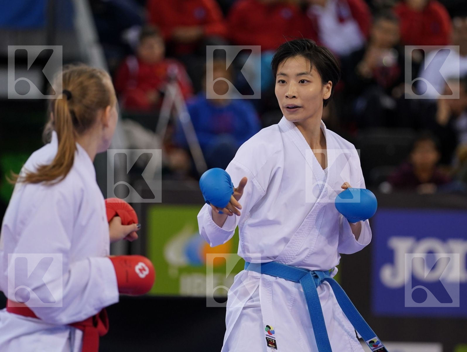 GATAULLINA NAILYA (RUSSIAN FEDERATION) vs YIN XIAOYAN (PEOPLES REPUBLIC OF CHINA) in Senior Kumite -61 Kg - Gold bout