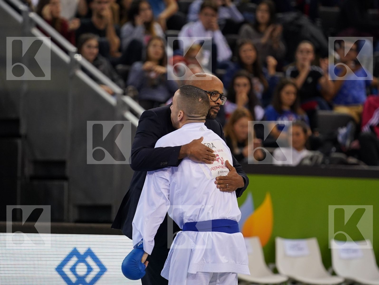 AINAZAROV YERMEK (KAZAKHSTAN) vs DA COSTA LOGAN (FRANCE) in Senior Kumite -75 Kg - Gold bout