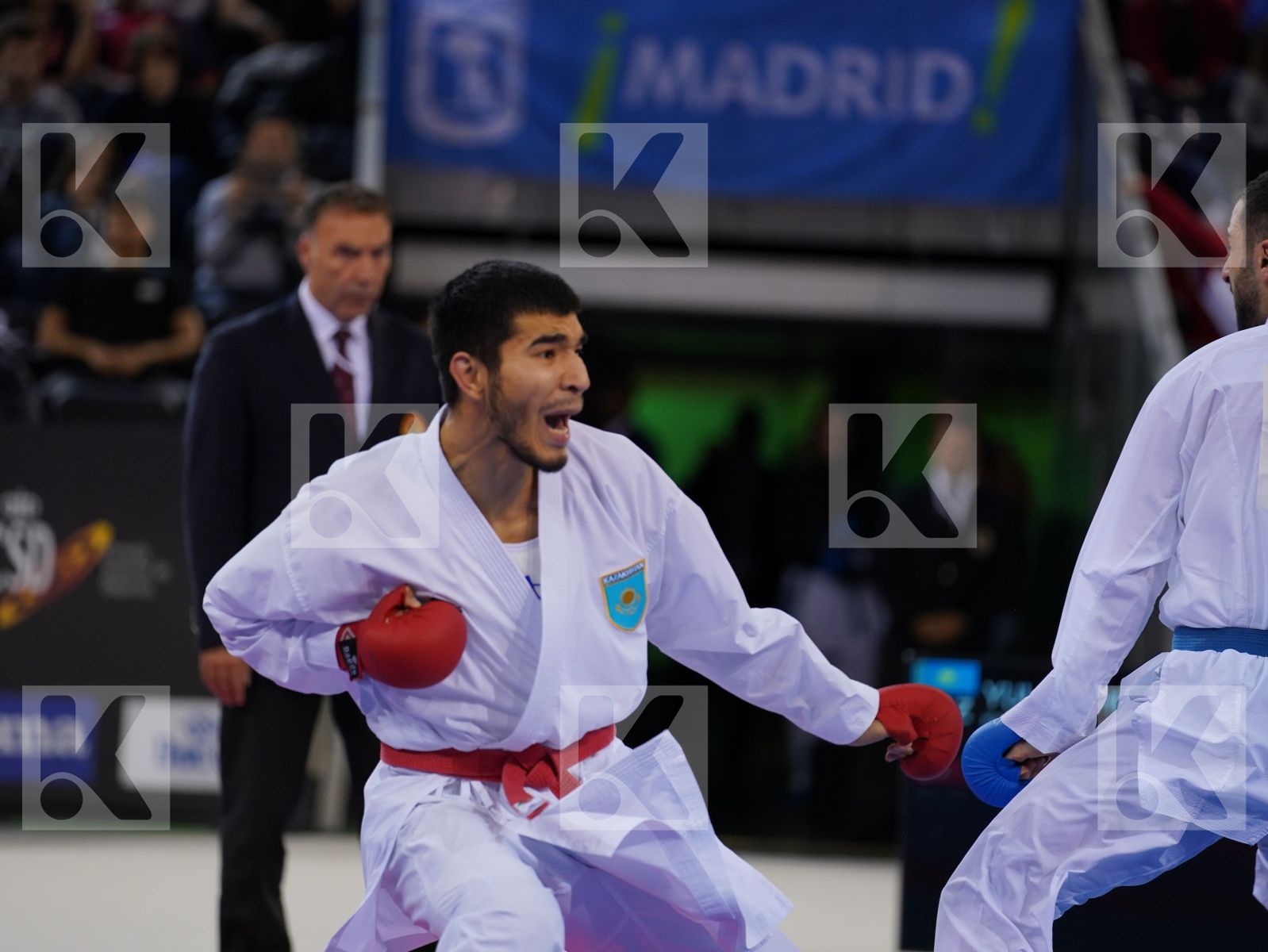 YULDASHEV DANIYAR (KAZAKHSTAN) vs AKTAS UGUR (TURKEY) in Senior Kumite -84 Kg - Gold bout