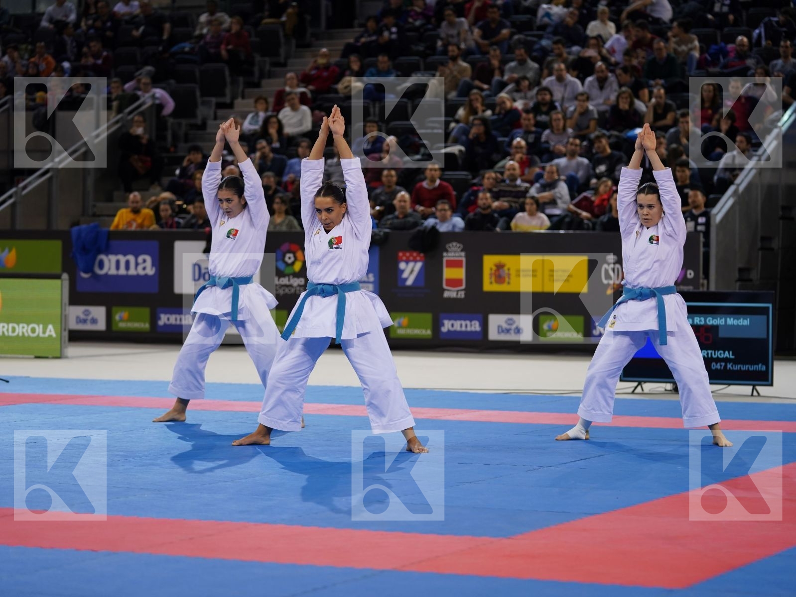 PORTUGAL in Senior Team Female Kata - Gold bout
