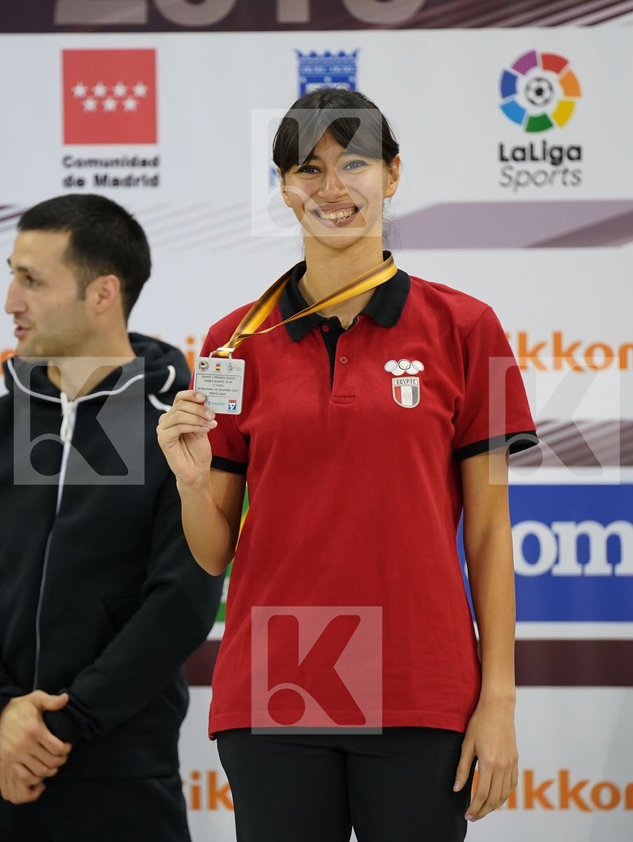 ATTIA YASSMIN (EGYPT) during podium ceremony