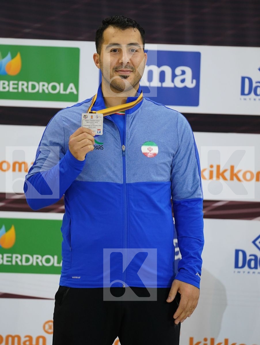 GANJZADEH SAJAD (ISLAMIC REPUBLIC OF IRAN) during podium ceremony