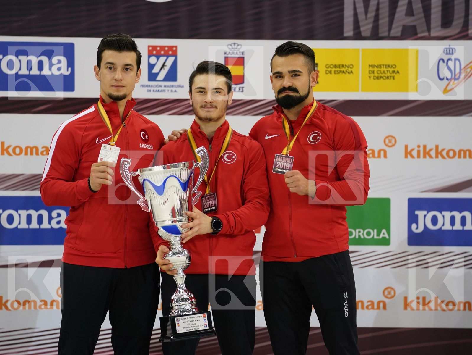 Turkey during podium ceremony