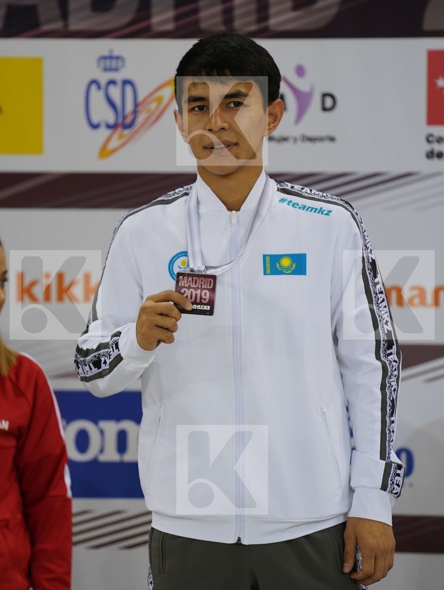ALPYSBAY KAISAR (KAZAKHSTAN) during podium ceremony
