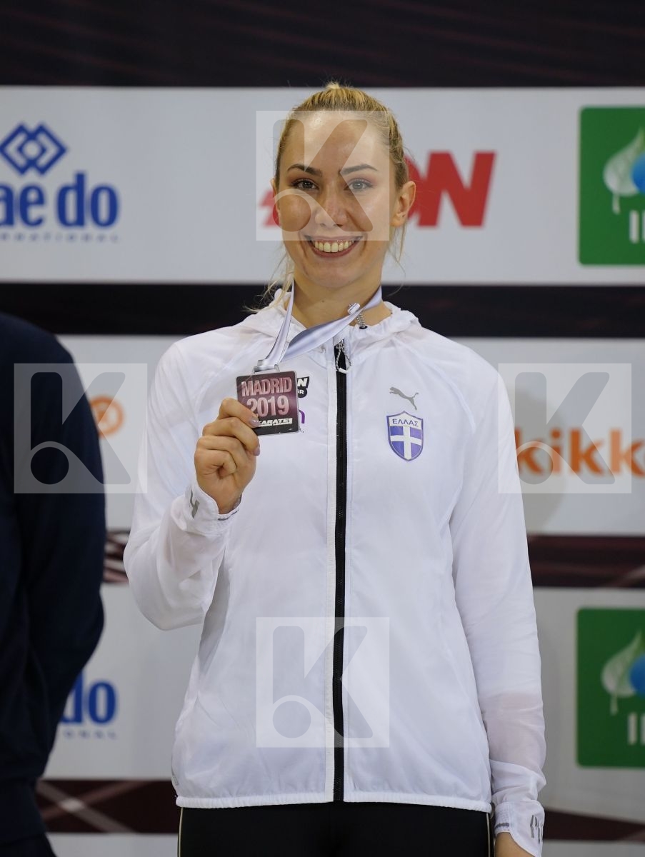 CHATZILIADOU ELENI (GREECE) during podium ceremony