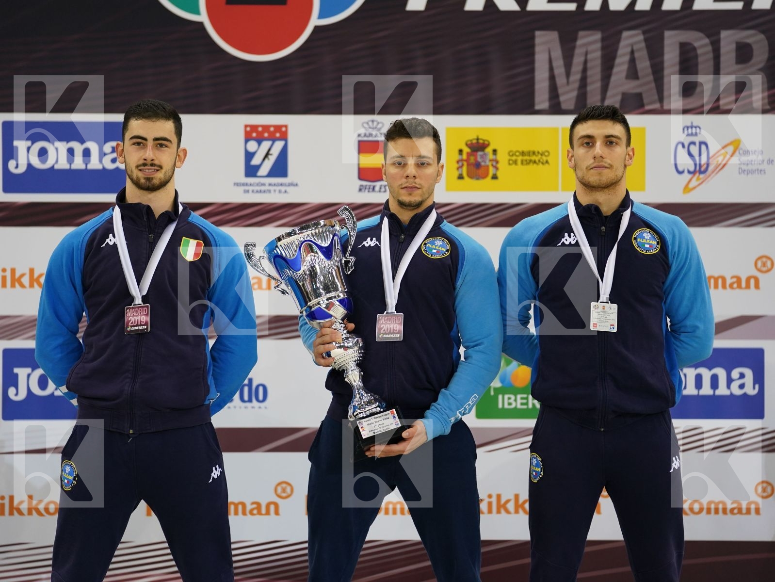 ITALY during podium ceremony