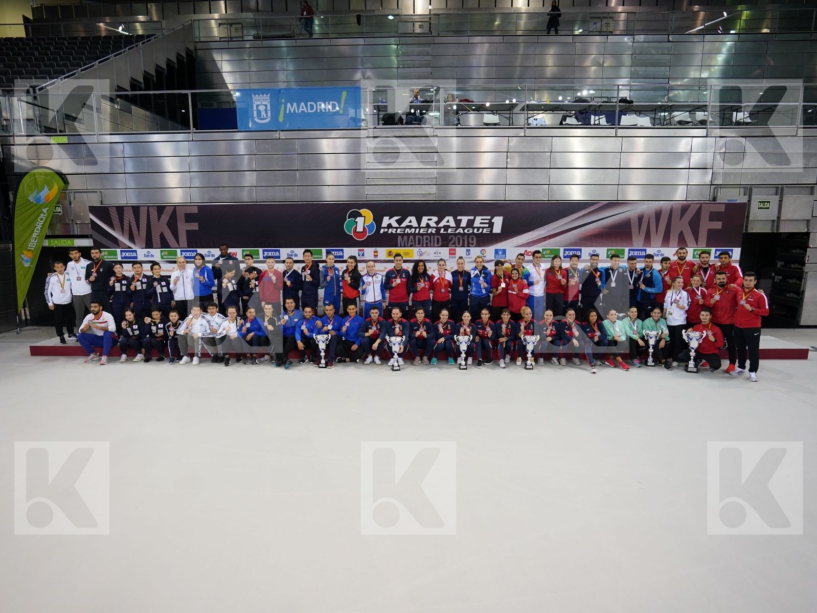 All medalists during podium ceremony