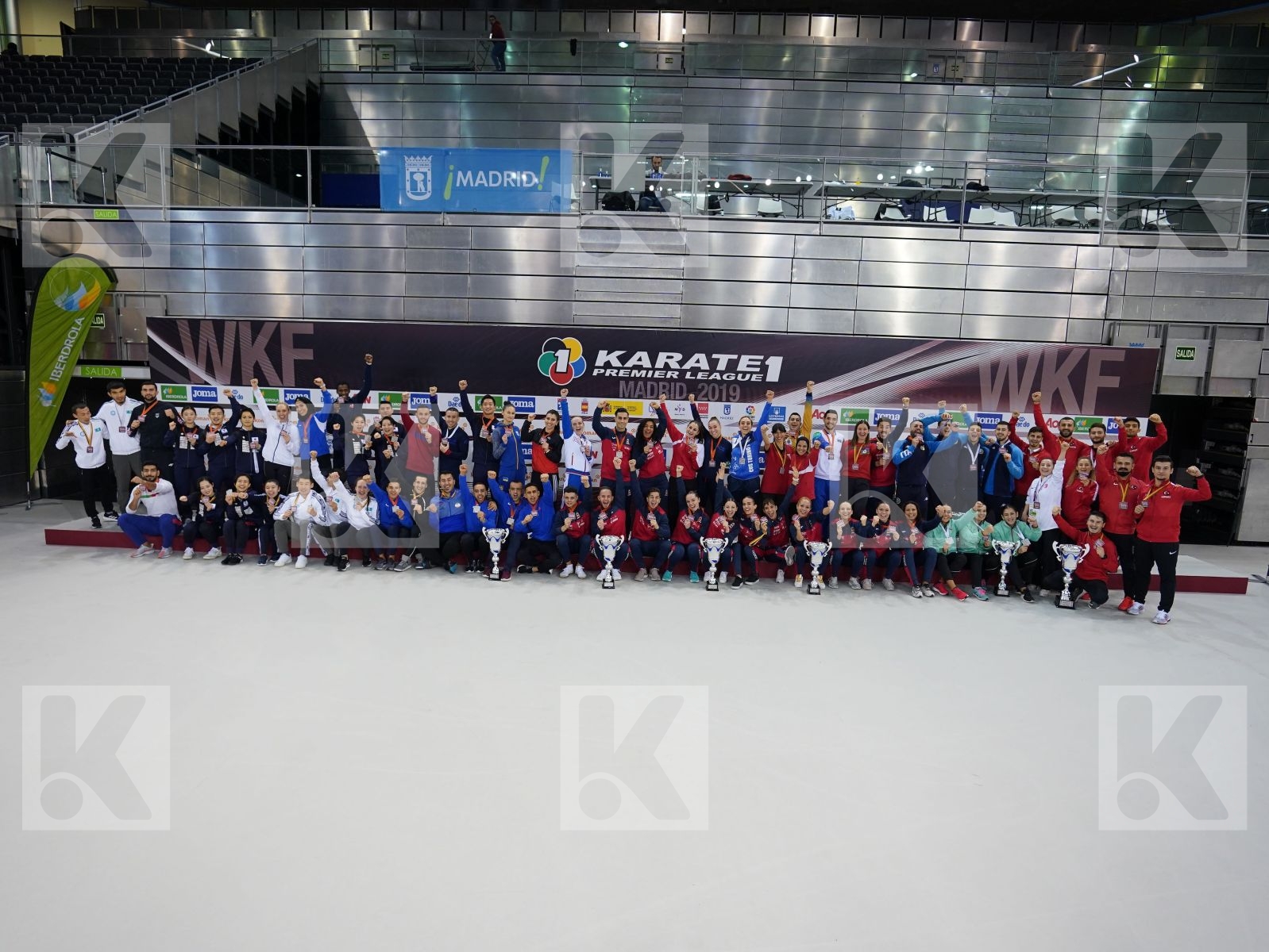 All medalists during podium ceremony