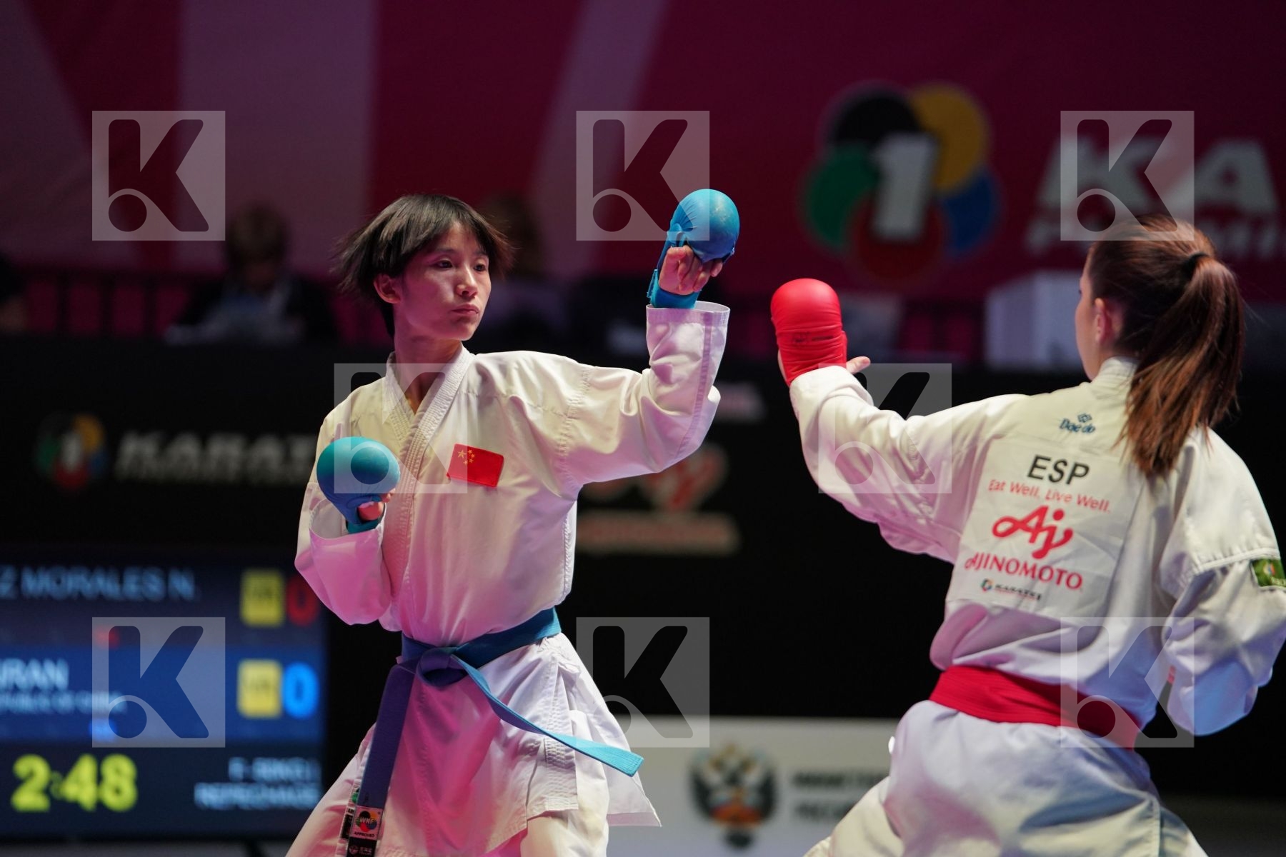 GOMEZ MORALES NADIA (SPAIN) vs LI RANRAN (CHINA) in  - Bronze bout