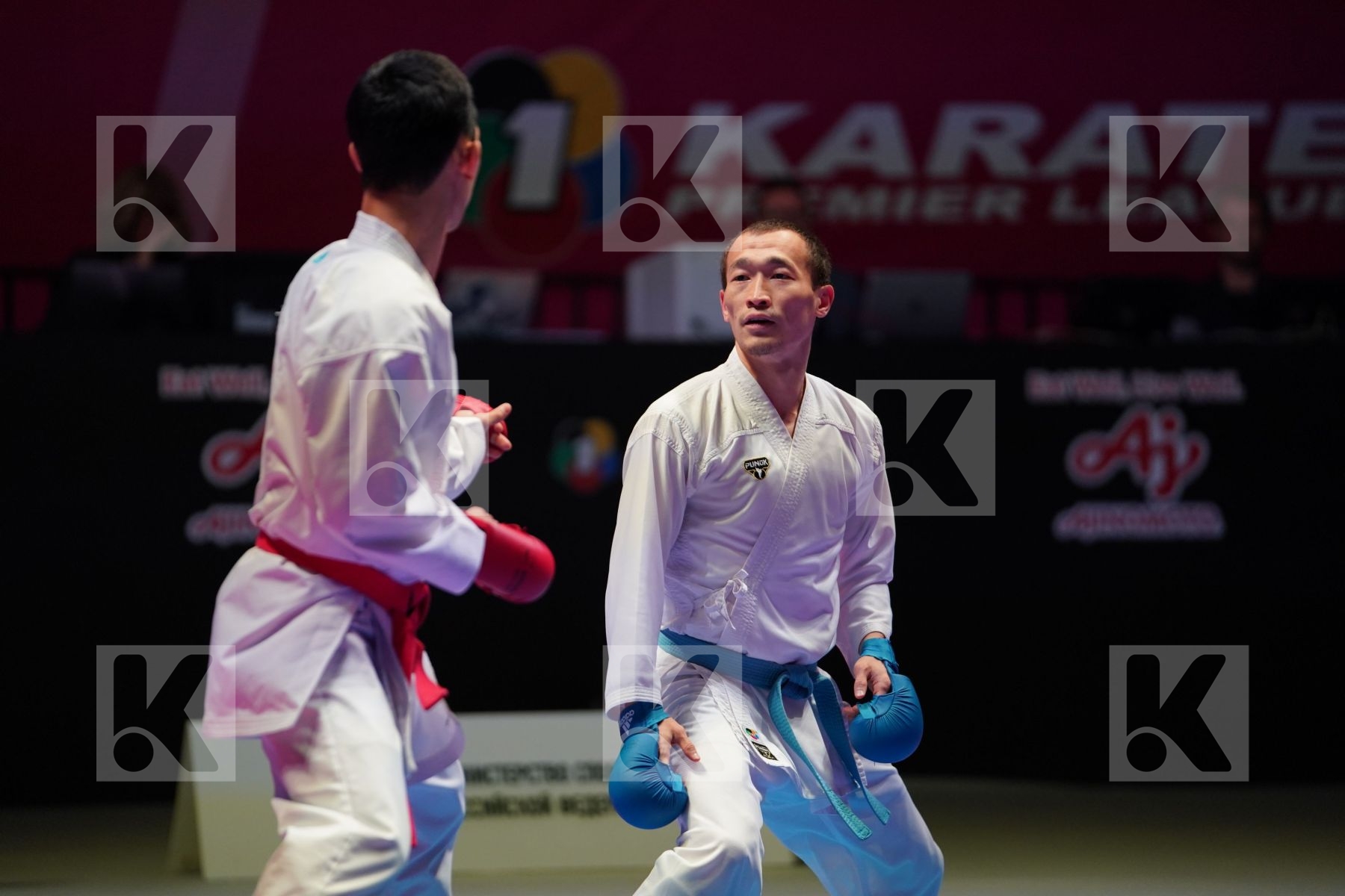SHYMYRBEKOV DAULET (KAZAKHSTAN) vs ASSADILOV DARKHAN (KAZAKHSTAN) in Senior Kumite -60 Kg - Bronze bout