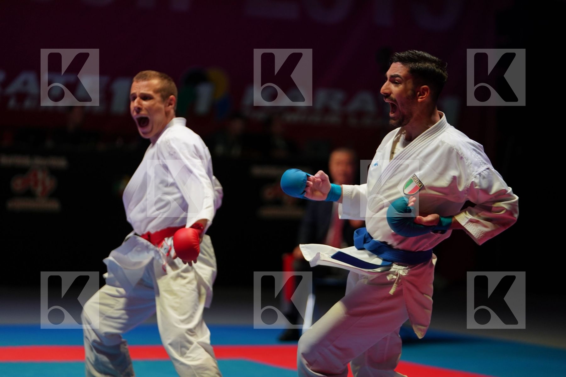KALNINS KALVIS (LATVIA) vs CRESCENZO ANGELO (ITALY) in Senior Kumite -60 Kg - Bronze bout
