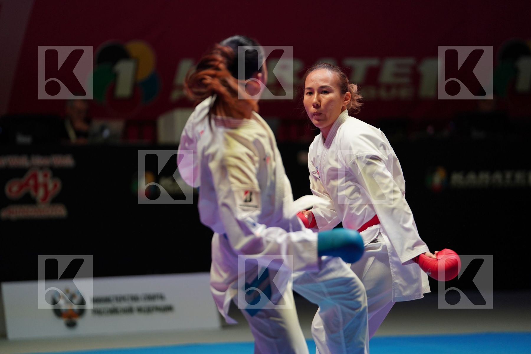 SERIKOVA ASSEL (KAZAKHSTAN) vs WEN TZU-YUN (CHINESE TAIPEI) in Senior Kumite -55 Kg - Bronze bout
