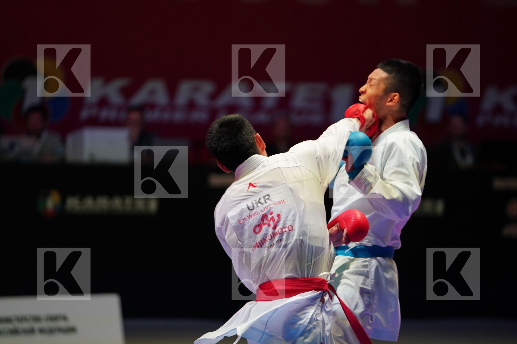 PAK HNAT (UKRAINE) vs FUNAHASHI MASAMICHI (JAPAN) in Senior Kumite -67 Kg - Bronze bout