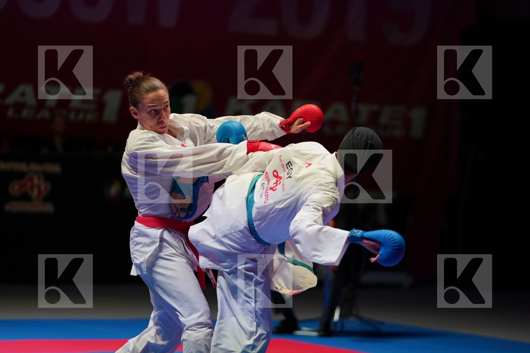 PREKOVIC JOVANA (SERBIA) vs LOTFY GIANA (EGYPT) in Senior Kumite -61 Kg - Bronze bout