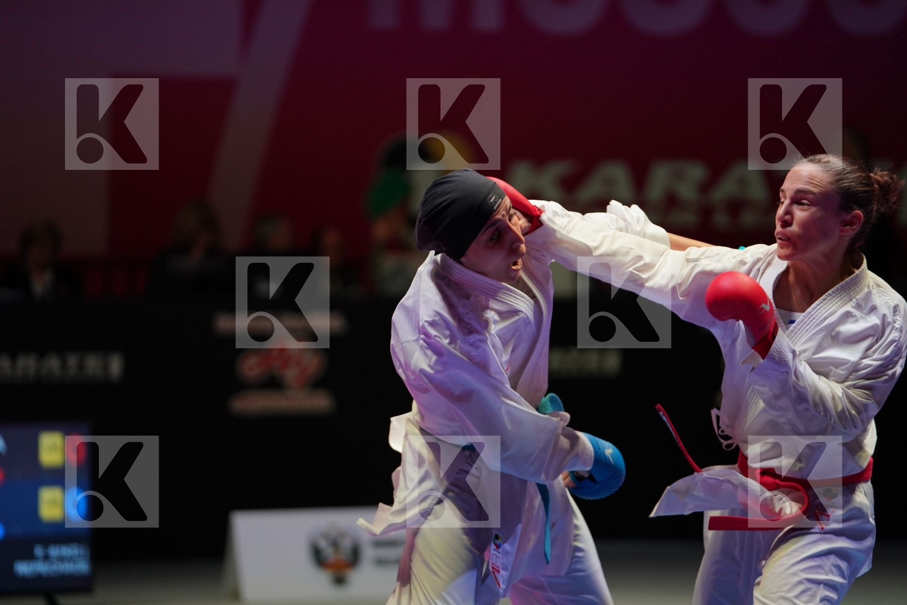 PREKOVIC JOVANA (SERBIA) vs LOTFY GIANA (EGYPT) in Senior Kumite -61 Kg - Bronze bout