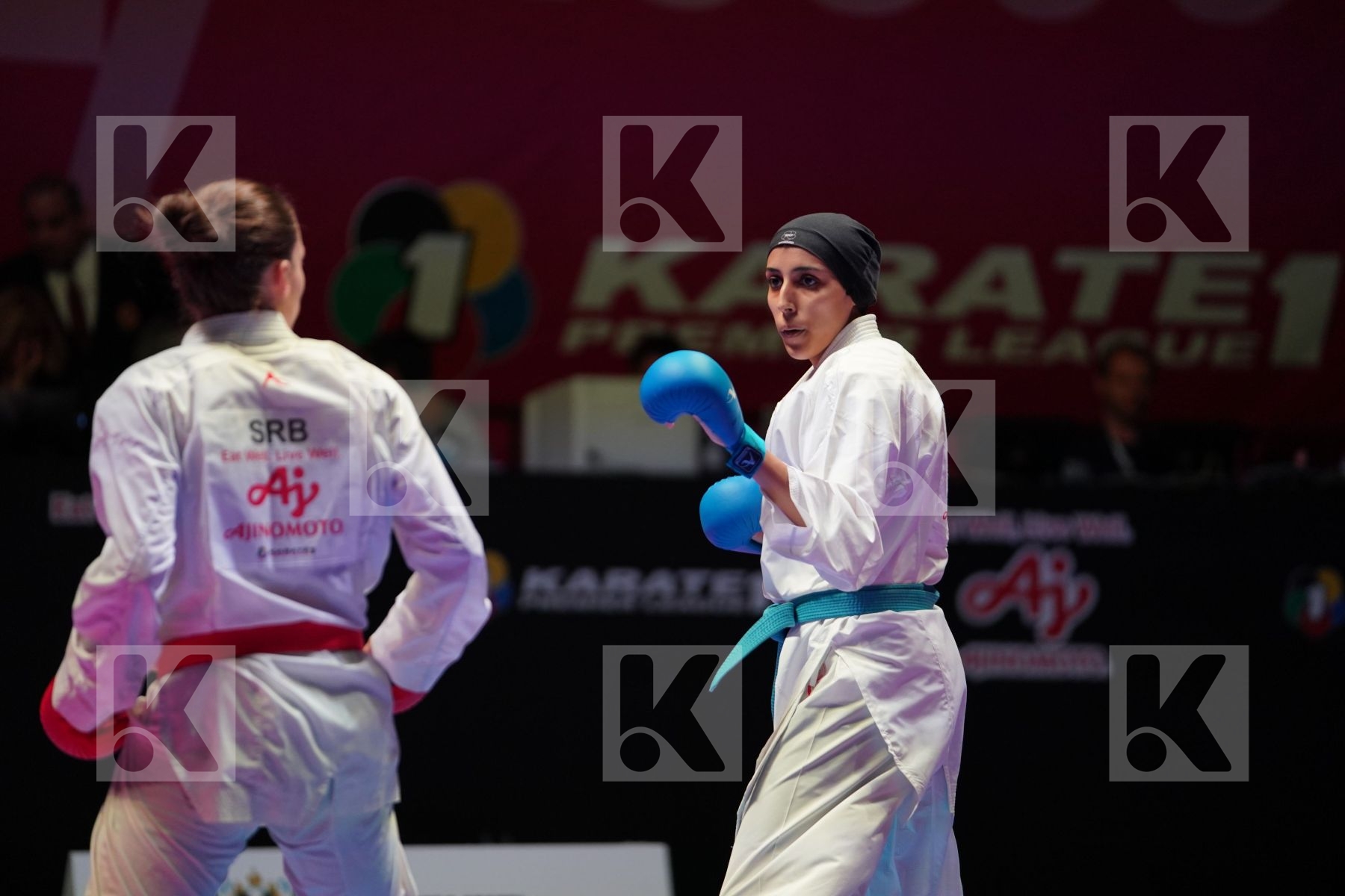 PREKOVIC JOVANA (SERBIA) vs LOTFY GIANA (EGYPT) in Senior Kumite -61 Kg - Bronze bout