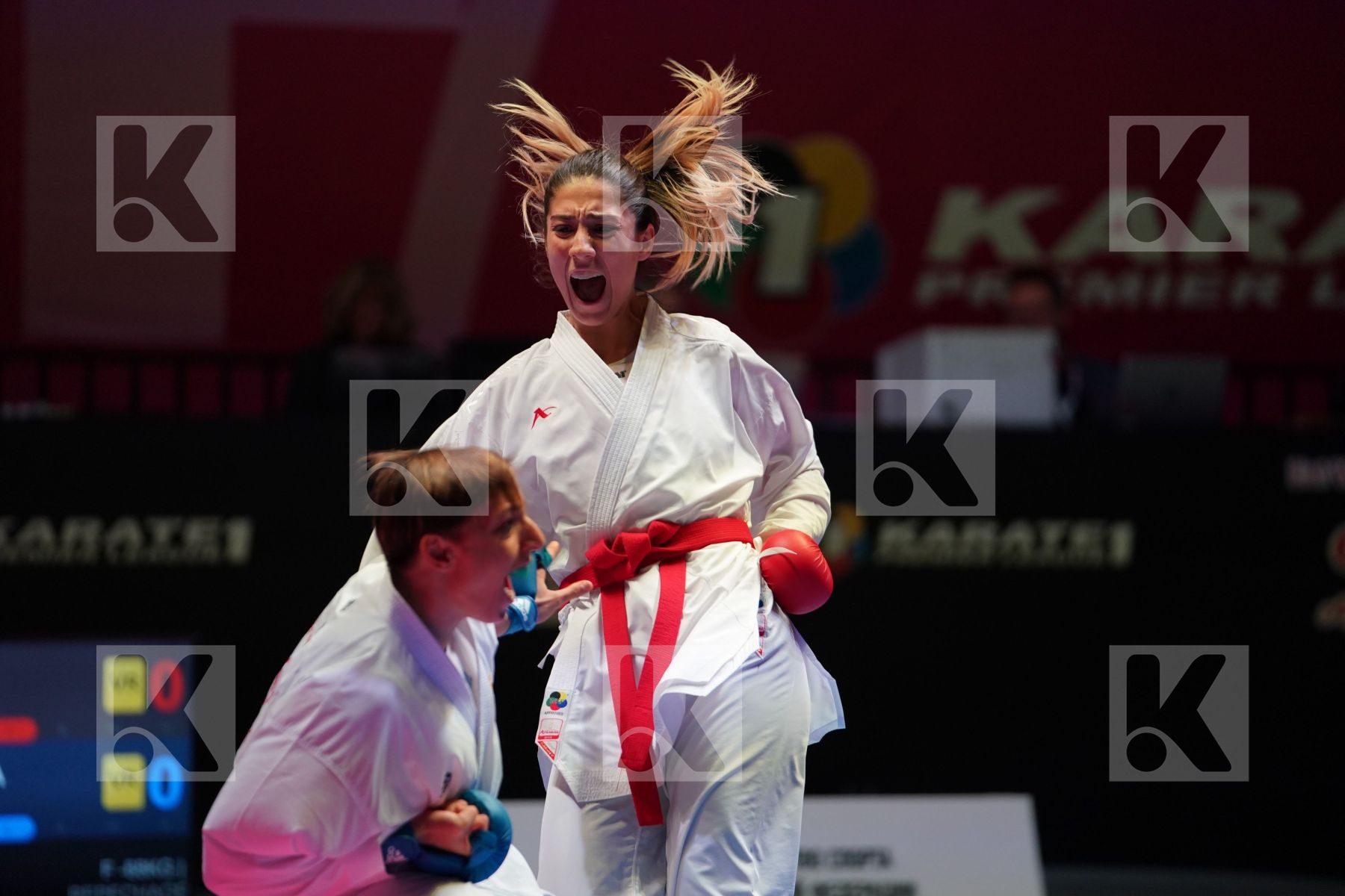 ELTEMUR EDA (TURKEY) vs SEMERARO SILVIA (ITALY) in Senior Kumite -68 Kg - Bronze bout