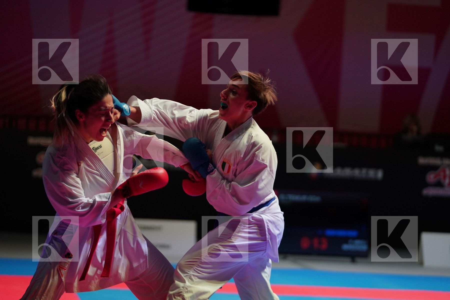 ELTEMUR EDA (TURKEY) vs SEMERARO SILVIA (ITALY) in Senior Kumite -68 Kg - Bronze bout