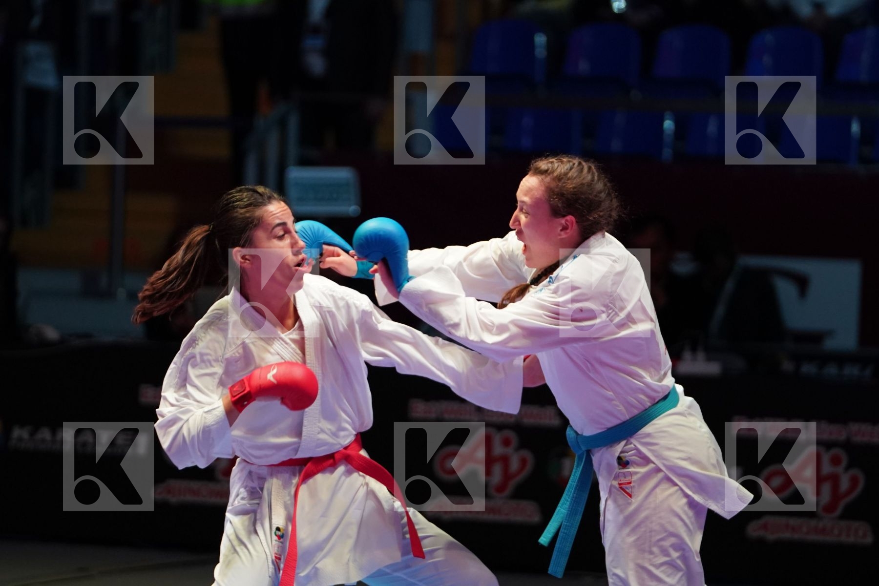 HOCAOGLU AKYOL MELTEM (TURKEY) vs BERULTSEVA SOFYA (KAZAKHSTAN) in Senior Kumite 68+ Kg - Bronze bout