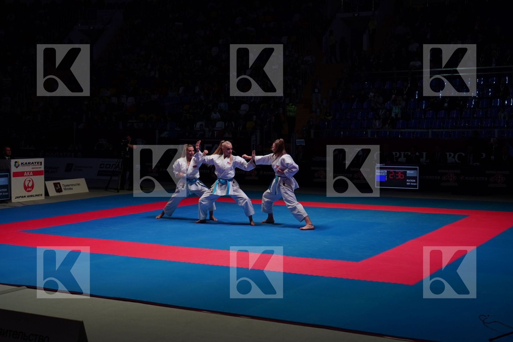 RUSSIAN FEDERATION in Senior Team Female Kata - Bronze bout