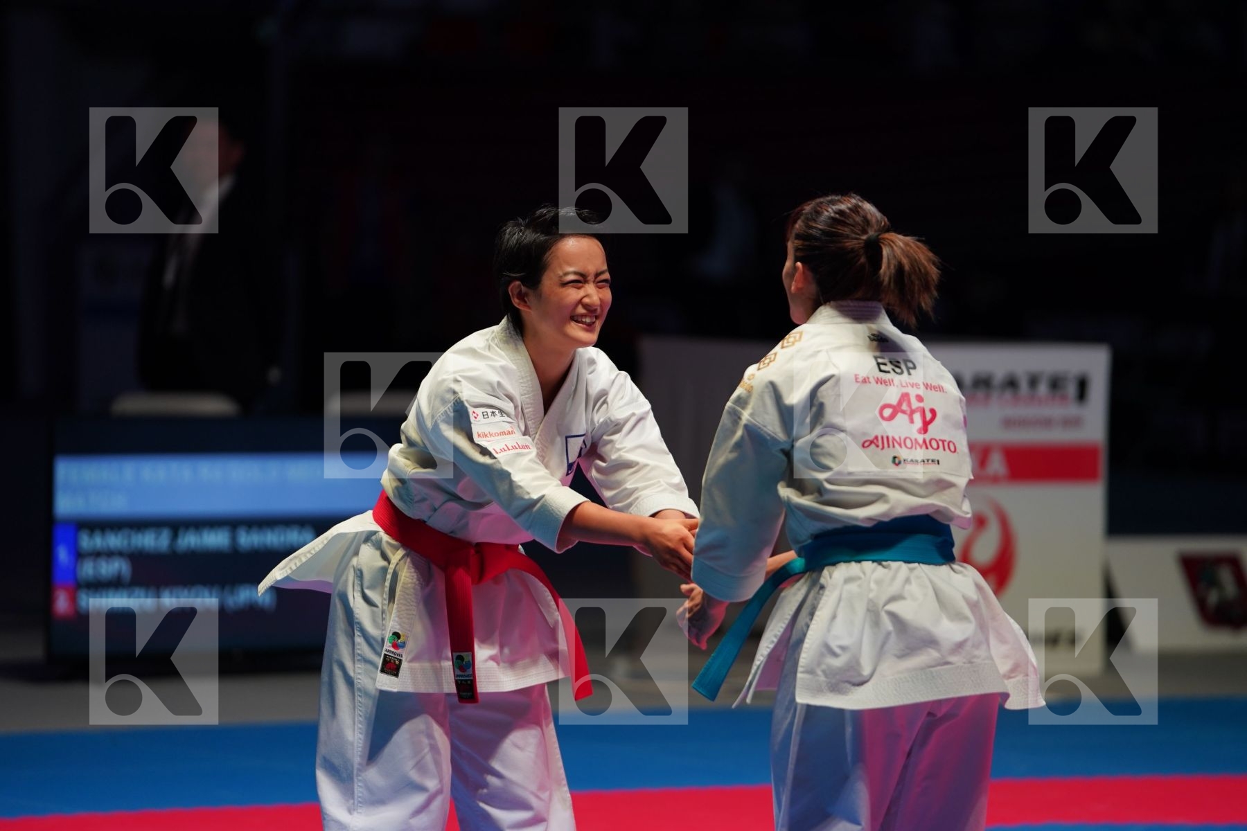 SHIMIZU KIYOU (JAPAN) vs SANCHEZ JAIME SANDRA (SPAIN) in Senior Female Kata - Gold bout
