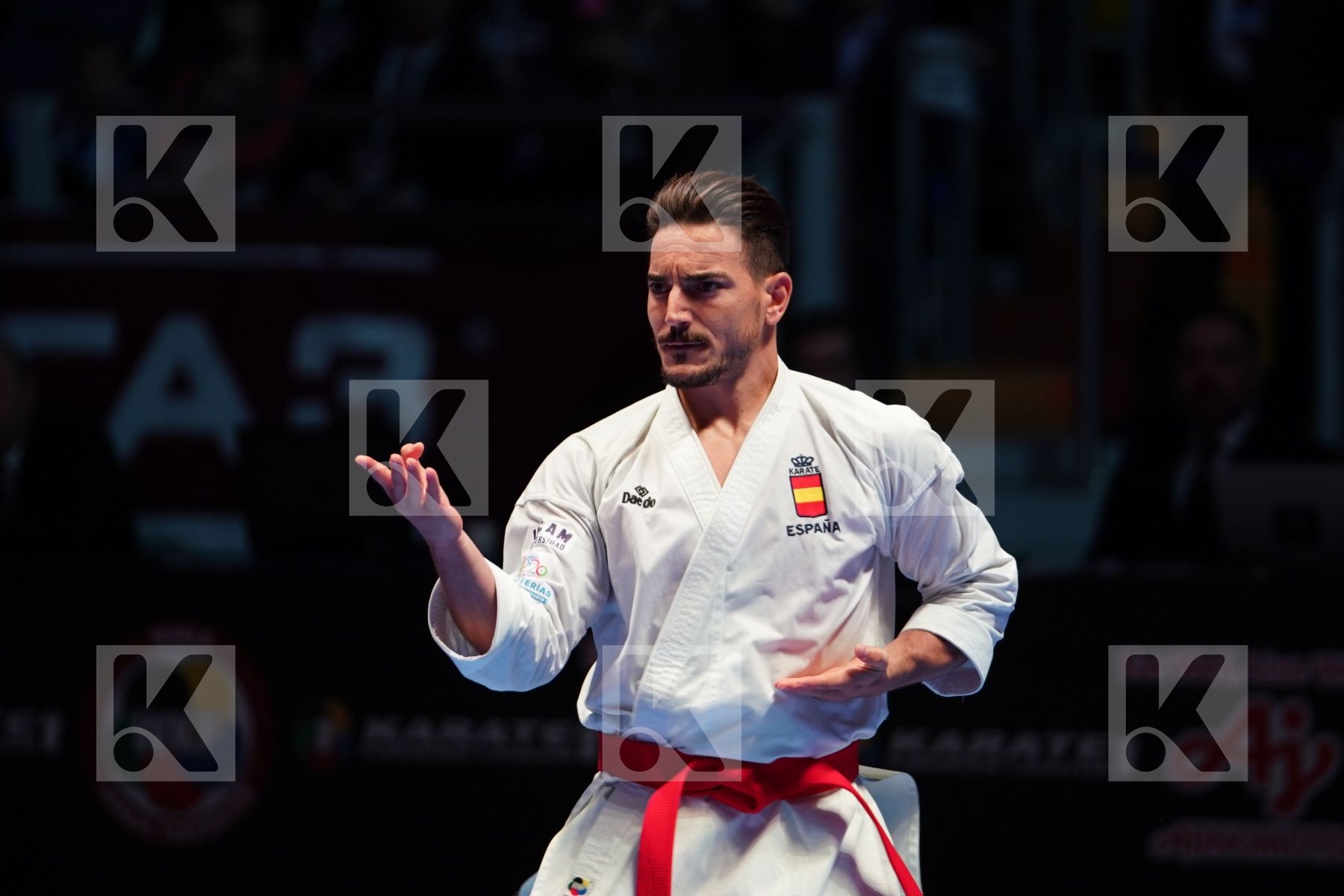 QUINTERO CAPDEVILA DAMIAN HUGO (SPAIN) in Senior Male Kata - Gold bout